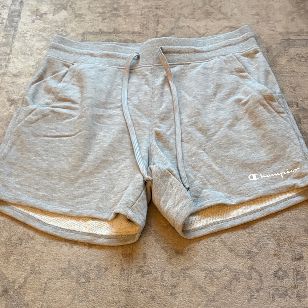 Champion Women's Light Gray Athletic Shorts